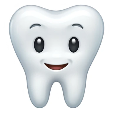 simple tooth sticker