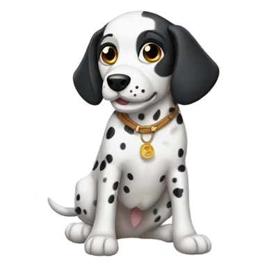 perro dalmata sticker