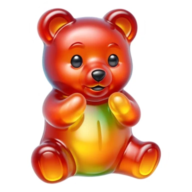 Crystallized Gummybear sticker