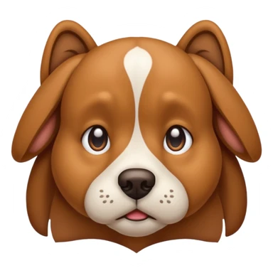 Dog sad emotion  sticker