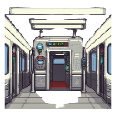 metro at the station sticker