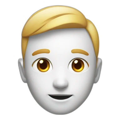 apple vision pro on face sticker