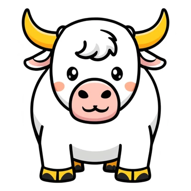 Bull sticker