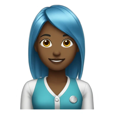 girl master of ceremony sticker