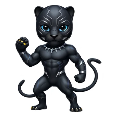 Pantera nera sticker