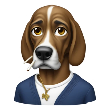 Snoop dog with a joint sticker