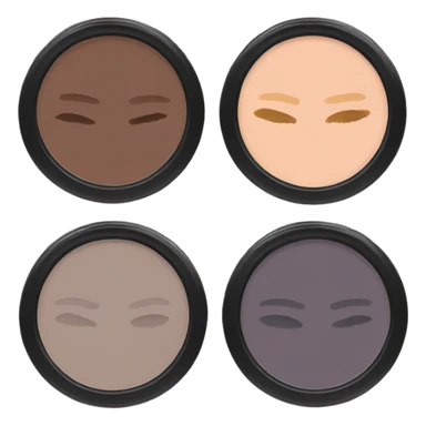 eyeshadows with 4 color with brand name TF sticker