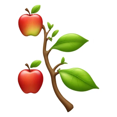 Smirking Apple  sticker