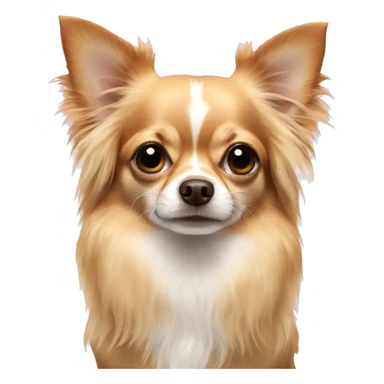 Long hair chihuahua  sticker