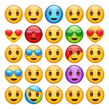 Emojis iphone sticker