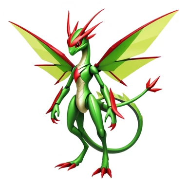  Cool Edgy Shiny Futuristic Ethereal Legendary Scizor-Kartana-Digimon-Schyther-Flygon-hybrid full body sticker