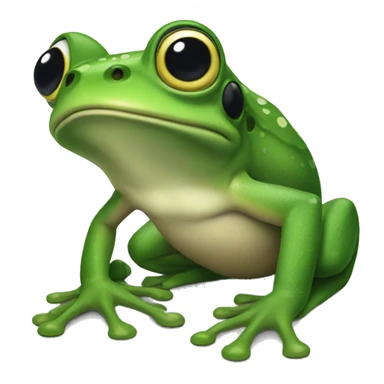 Rainforest frog sticker