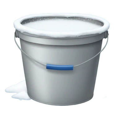 Bucket of snow sticker