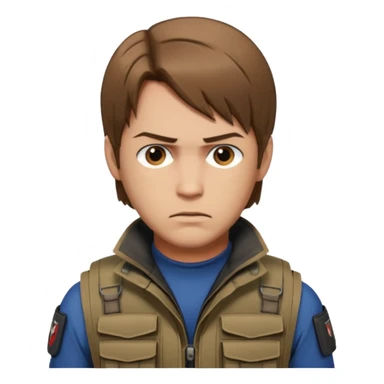 Leon Kennedy from resident evil 4 sticker