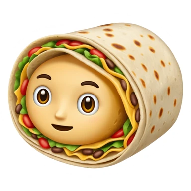 Bean burrito sticker