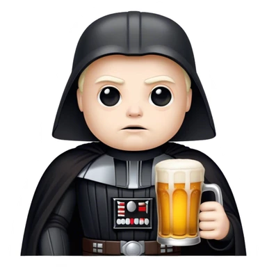 Dark Vador bière  sticker