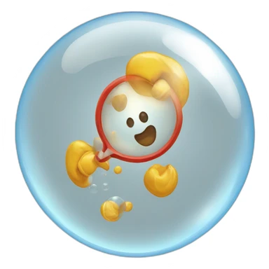 Inner activity bubble sticker