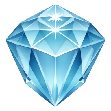Icy crystal diamond  sticker
