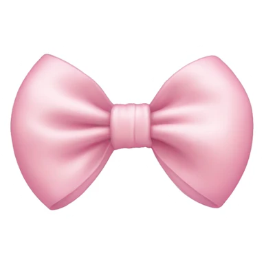 Light pink bow sticker