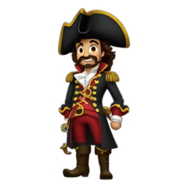Captain hook sticker