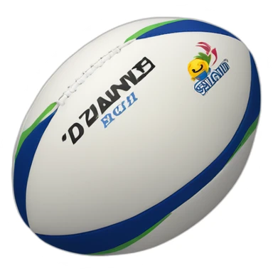 zidane rugby ball sticker