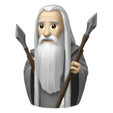 Saruman staff sticker