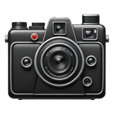 a retrò photocamera sticker