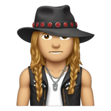 Axl rose sticker