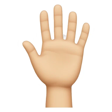 7 fingered hand sticker