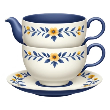 Tea Cups sticker