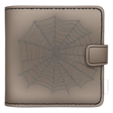 open wallet spiderweb sticker