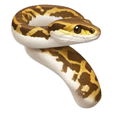 Pied python sticker