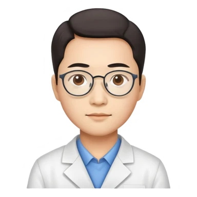 Chinese scientist super realistic  sticker