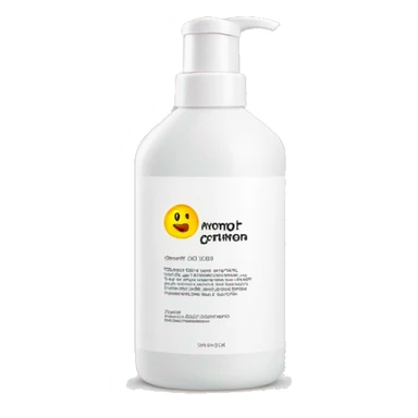 leave-in conditioner bottle with label sticker