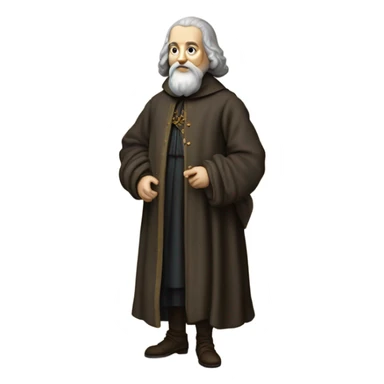 generate Galileo di Vincenzo  full body in standing  perfect  sticker