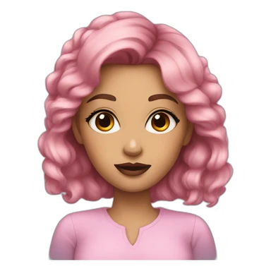 fille maquillage sticker