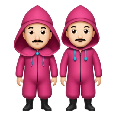 Motu Patlu squid game dress sticker