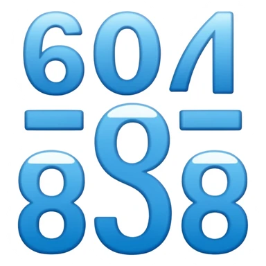 numbers saying 67 sticker