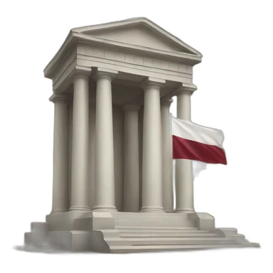 monument holding the latvian flag sticker