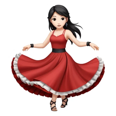 Final fantasy 7 Tifa dance  sticker