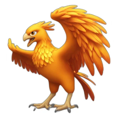 Phenix with muscle sticker