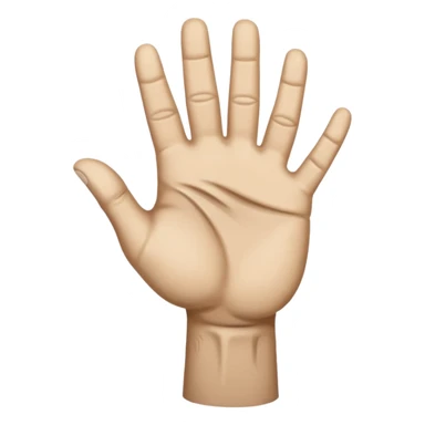 rock hand sign upside down sticker