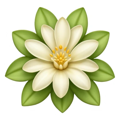 emoji vanille fleur sticker