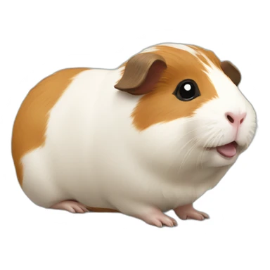 guinea pig happy sticker