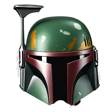 Boba Fett emoji sticker