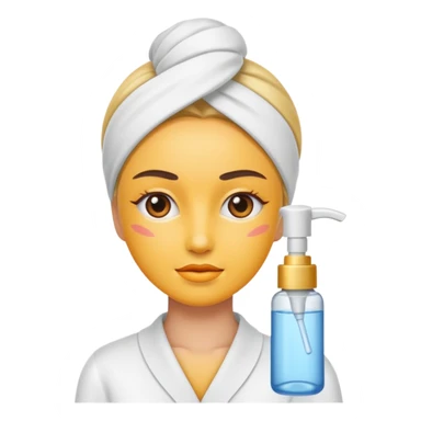 woman skincare sticker