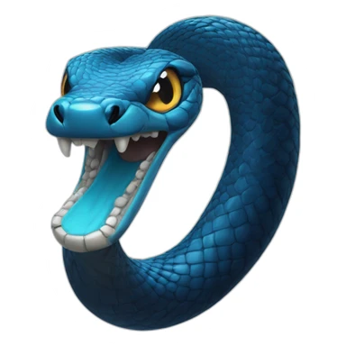 Blue King Cobra sticker