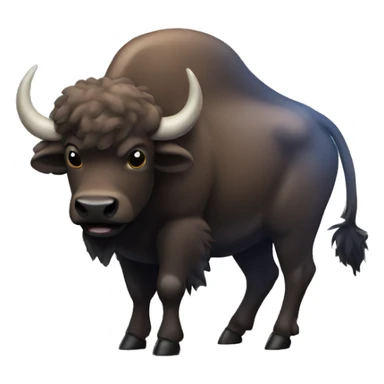 buffalo with lightning  sticker
