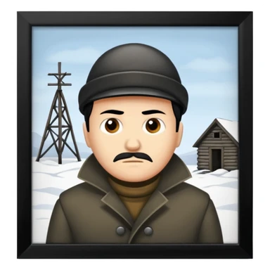 soviet gulag, no frame sticker