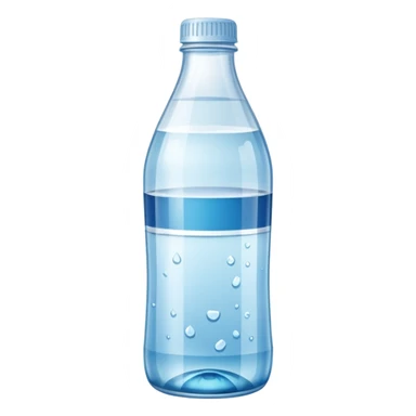  a bottle mineral water sticker